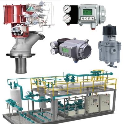 Valve de commande pneumatique avec signal de commande linéaire de 4 à 20 MA et connexion à flèche pour la plage de pression
