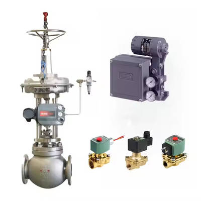 Valve solénoïde ASCO en stock avec Emerson Fisher DVC6200 double action avec rétroaction