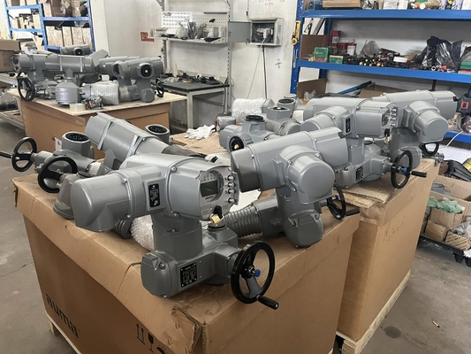 Actuateur électrique SA/SAR de la série AUMA avec connexions aériennes G ou NPT