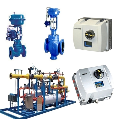 PFA à flanc PFA revêtements Pneumatique positionneur de soupape de commande Samson avec 4-20 mA signal