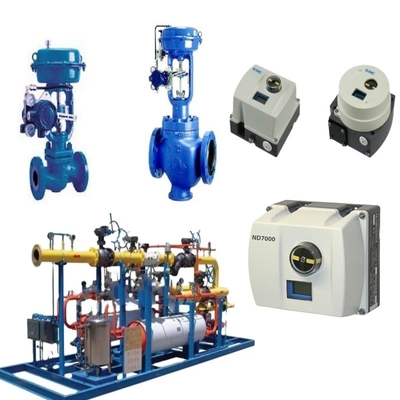 PFA à flanc PFA revêtements Pneumatique positionneur de soupape de commande Samson avec 4-20 mA signal