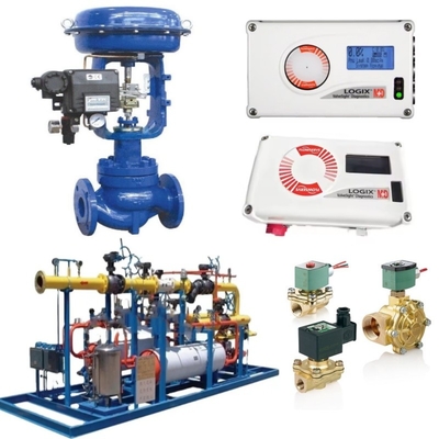 Valve de commande linéaire à flèche à 2 voies / 3 voies dans le corps en acier inoxydable DN15 à DN600
