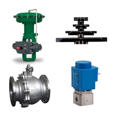 Une soupape à bille chinoise avec actionneur Fisher 657/667, contrôleur de soupape intelligent DVC6200 Fisher bande magnétique, soupape solénoïde Danfoss, commutateur TopWorx