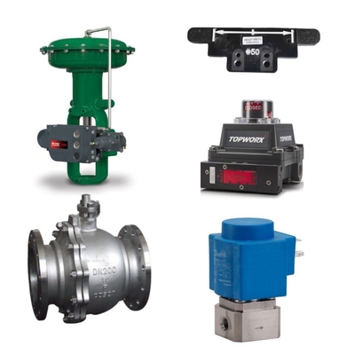 Une soupape à bille chinoise avec actionneur Fisher 657/667, contrôleur de soupape intelligent DVC6200 Fisher bande magnétique, soupape solénoïde Danfoss, commutateur TopWorx