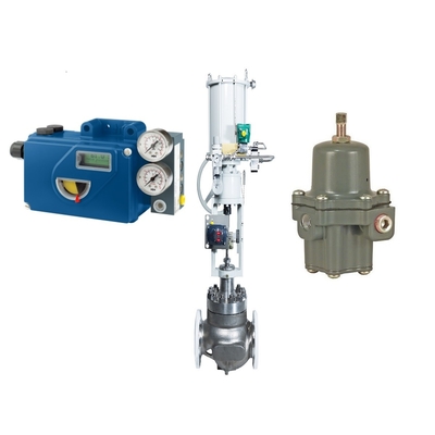 Valves de contrôle chinoises de haute qualité avec régulateur de filtre Fisher 67CFR et valve solénoïde à trois voies à cinq positions Foxboro SRD991 positionneur de vanne