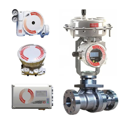 Valve de commande équipée de Flowserve Logix 520MD Smart Valve Positioner Bracket Pneumatic Actuator SMC Filter Valve réductrice de pression