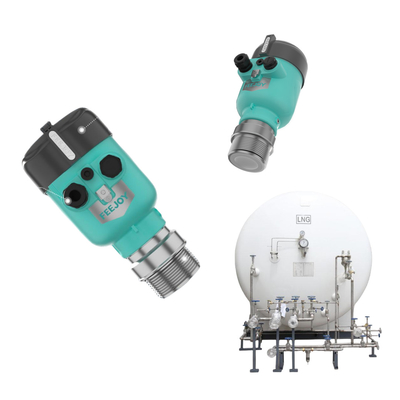 Mesure du niveau du conteneur avec l'émetteur de niveau radar FeeJoy RRF5 80 GHz