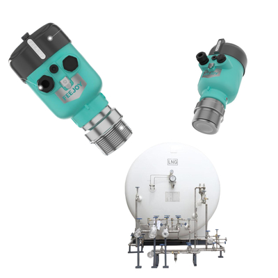 Mesure du niveau du conteneur avec l'émetteur de niveau radar FeeJoy RRF5 80 GHz