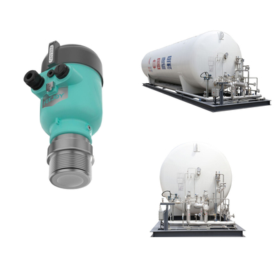 Mesure du niveau du conteneur avec l'émetteur de niveau radar FeeJoy RRF5 80 GHz