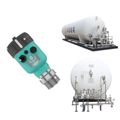 Mesure du niveau du conteneur avec l'émetteur de niveau radar FeeJoy RRF5 80 GHz