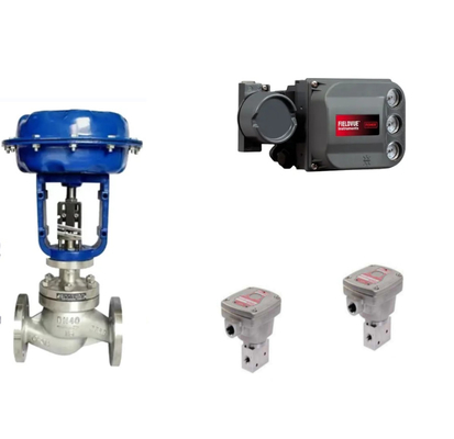 Ventilateur de commande accessoires FISHER DVC6200 Samson 4763 Spirax SP7 et Burkert soupape solénoïde en laiton 6524 avec un diaphragme 2/2-way résistant à haute température