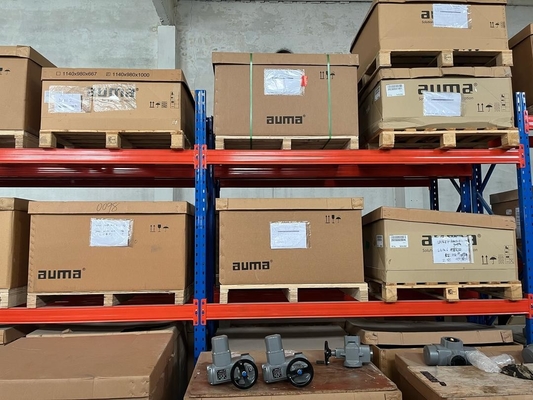 AUMA SA07.2 SA07.6 Actuateur de soupapes de commande électrique avec boîte de vitesses GST et commande de l'actionneur AM pour un contrôle précis