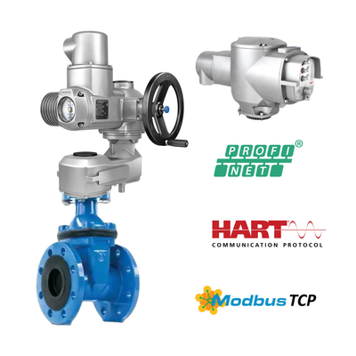 Actuateur de soupape à plusieurs virages SA 07.2 SA07.6 SA10.2 SA14.2 SA16.2 SA 14.6 Actuateurs électriques et boîte de vitesses GST avec soupape BAll chinoise