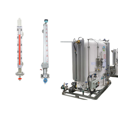 FeeJoy BI, mesureur de niveau magnétique en acier inoxydable pour les réservoirs de stockage