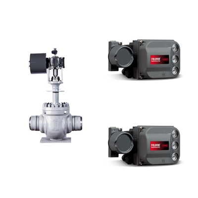 Ventilateurs à billes flottants KTM EB1 OM-2 Actionneur à moteur Keystone Fisher DVC6200 HC Positionneur à action simple pour les skids