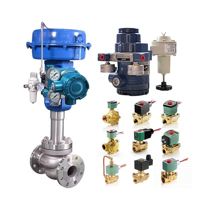 Valve de commande pneumatique d'origine Asbil Positionneur de soupape intelligente AVP300 AVP301 AVP302 12v 24v 2 voies Asco