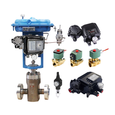 Récupérateur de pression du filtre de Fisher 67CFSR Rotor de soupape YT 1000 Régulateur de soupape électro-pneumatique Positionneur de soupape
