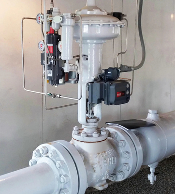 Valve de commande pneumatique VRG Valve de commande linéaire Fisher DVC6200 Contrôleur de positionnement Asco Valve solénoïde pour gaz naturel