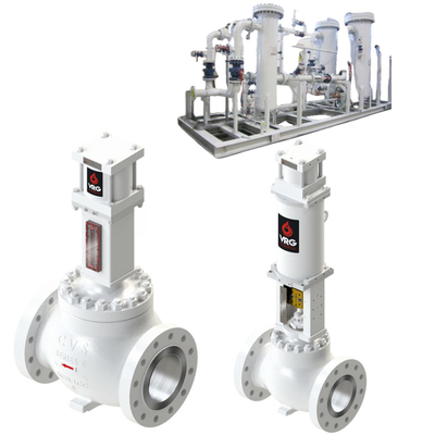 VRG Valves de commande linéaires pneumatiques LHPA-DA LHPA-SR Adresse Atténuation caractérisée du débit et du bruit pour le contrôle du gaz naturel
