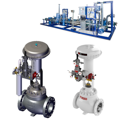 VRG Valves de commande linéaires pneumatiques LHPA-DA LHPA-SR Adresse Atténuation caractérisée du débit et du bruit pour le contrôle du gaz naturel