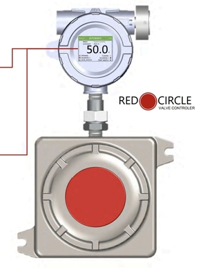 VRG Ventilateurs de commande rotatifs pneumatiques VPC-SA Ventilateurs pilotes RCVC Régulateur de vanne à cercle rouge pour application de gaz naturel