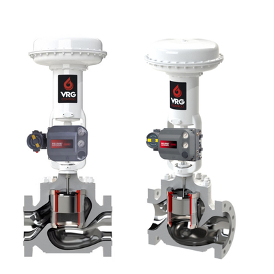 VRG Packages de soupapes de commande rotatives modulaires personnalisées de positionneur de soupapes de gaz contrôleurs pilotes pour l'industrie de commande de gaz naturel