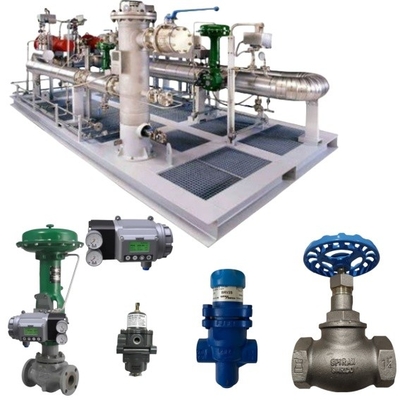 Actuateur FISHER 667-45i avec positionneur Masoneilan SVI3 et performances précises Spirax sarco soupapes de soulagement pneumatiques BRV2S/BRV2B/25P Pour le skid chinois