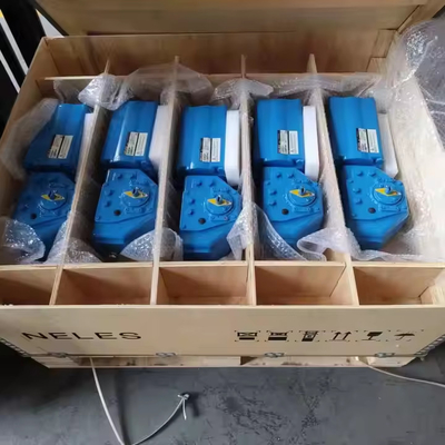 Stock Neles Série K Commutateur de limite à double action B1 Valmet Piston type quart de tour Actuateurs pneumatiques avec soupape à bille