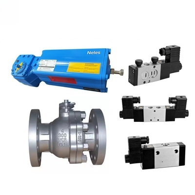 Stock Neles Série K Commutateur de limite à double action B1 Valmet Piston type quart de tour Actuateurs pneumatiques avec soupape à bille