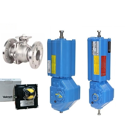 Stock Neles Série K Commutateur de limite à double action B1 Valmet Piston type quart de tour Actuateurs pneumatiques avec soupape à bille