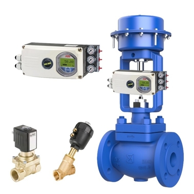 Même chose que Spirax Sarco soupape de commande soupape Bithermo avec positionneur Fisher ABB et soupape de soléniode Burkert