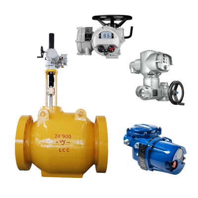 Vanne de régulation à flux axial électrique A2000 personnalisée en usine, contrôleur d'actionneur de vanne électrique Rotork Auma Limitorque