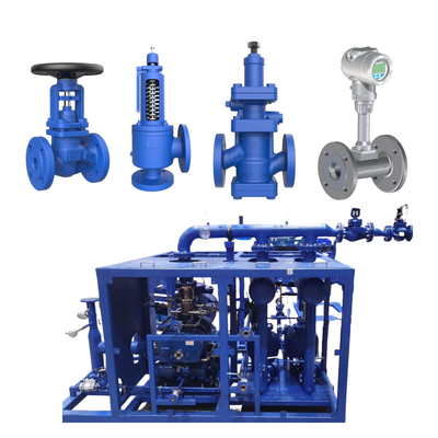 Récupération de chaleur non standard Skid Factory Solutions personnalisées Bellows Valve d'arrêt scellée Valve de sécurité Ventilateur de débit de vapeur en vente