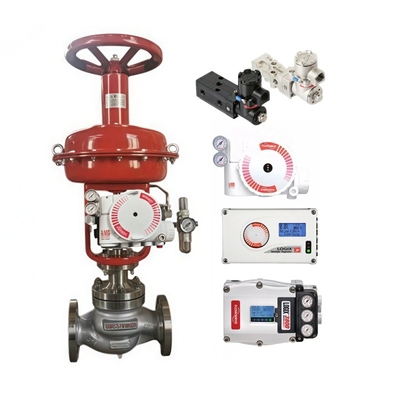 fournisseur régulateurs de soupape numériques de soupape pneumatique Flowserve Logix 520MD 3200MD 3800 positionneur de soupape de contrôle intelligent