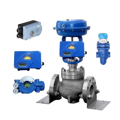 Ventilateurs de commande pneumatiques positionneur FOXBORO et positionneur Burkert Spiraxsarco