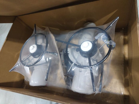 Vanne papillon chinoise grand diamètre avec actionneur électrique Rotork IQ3 et réducteur IB