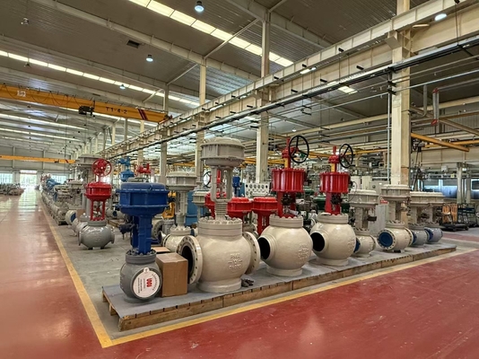 Usine de vannes de régulation pneumatiques pour centrales électriques - Positionneur Emerson Fisher DVC6200 personnalisé - Prix en vente