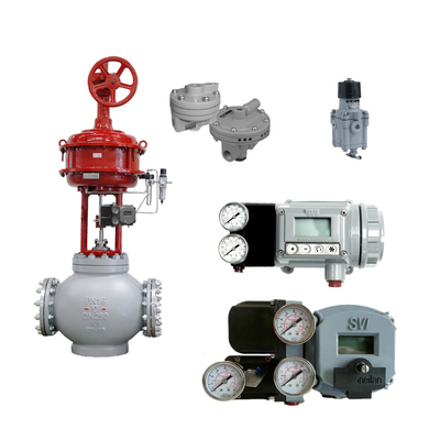 Usines chinoises de vannes de régulation pneumatiques à siège unique personnalisées Baker Hughes Masoneilan Svi1000 Svi2 Svi3 Positionneur de vanne numérique
