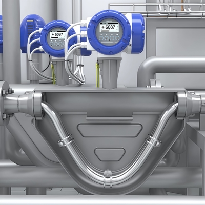 Coriolis débitmètre Krohne OPTIMASS 1400 Dispositifs de mesure du débit de liquide et de gaz Coriolis débitmètre de masse pour le contrôle des processus