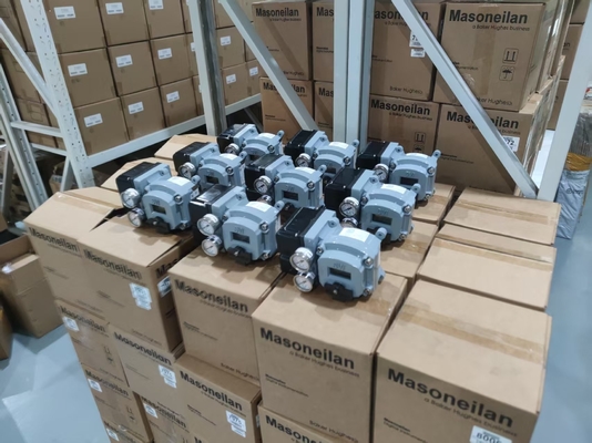 Vanne de contrôle de débit pneumatique personnalisée Chine Positionneur de vanne Masoneilan SVI1000 Relais amplificateur BR400 Filtre régulateur d'air 78-40
