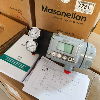 Vanne de contrôle de débit pneumatique personnalisée Chine Positionneur de vanne Masoneilan SVI1000 Relais amplificateur BR400 Filtre régulateur d'air 78-40