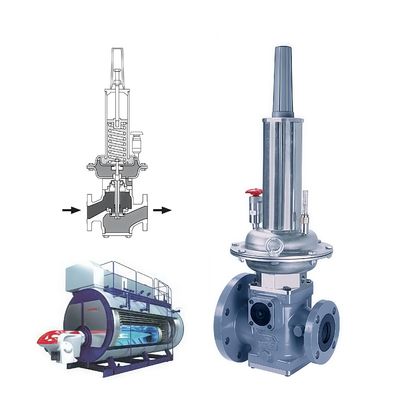 Régulateur de pression autonome au gaz naturel industriel Emerson Fisher LS200