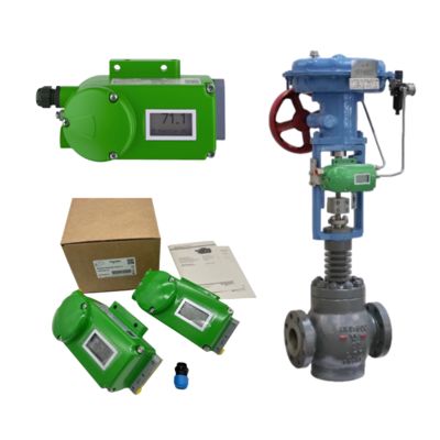 Positionneur de vanne de contrôle avancé avec autodiagnostic et protection IP66 pour un contrôle précis de la pression d'alimentation