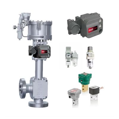 Ventilateurs de régulation de haute pression chinois avec DVC6200 SIS positionneur de soupape Fisher SMC AW30 régulateur de filtre ASCO 8327 soupape solénoïde