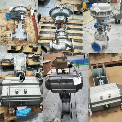 Valve de commande chinoise avec actionneurs pneumatiques KTM AW AWN et KOSO EPA800 EPB 800 EPC800 positionneur de vanne et régulateur de filtre Fisher 67cfr