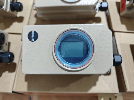 Valve à bille de commande pneumatique chinoise avec positionneur de soupape Samson 3730 3731 et soupape solénoïde 3963 avec stock