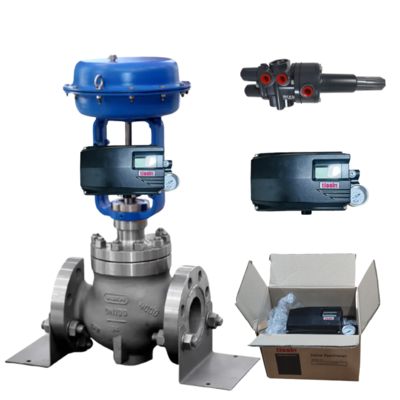 Nouveau soupape à bille pneumatique et Fisher 377 soupape de marche et positionneur de soupape de commande Tessin Smart Positioner Fournisseur de stock
