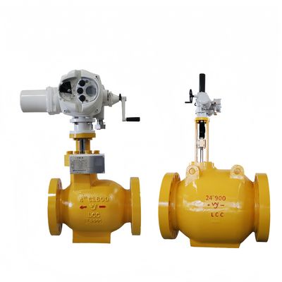 Valve d'écoulement axiale en acier inoxydable électrique personnalisée