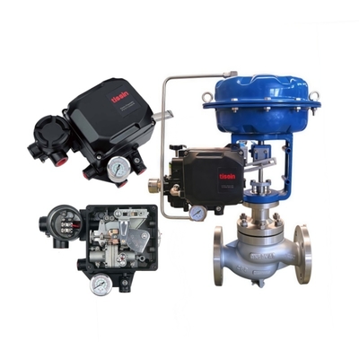 Positionneur électropneumatique simple effet Tissin TS600 pour vanne de régulation pneumatique
