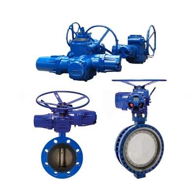 Traitement de l'eau au GNL Actuateur électrique intelligent Ventilateur papillon tricentrique électrique industriel